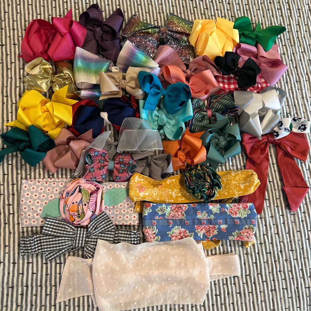 Matilda Jane And Other Brands Vibrant Hair Bow Collection
